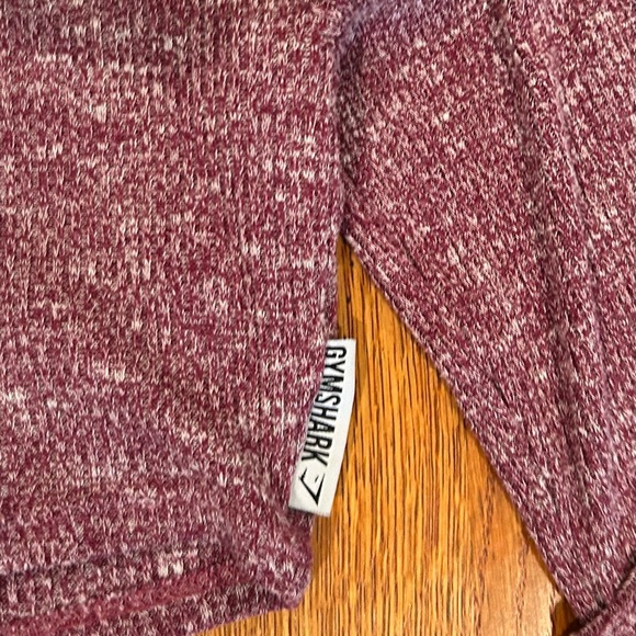 Gymshark Slounge Cropped Pullover Hoodie | Women’s Size S | Deep Plum - Picture 3 of 5